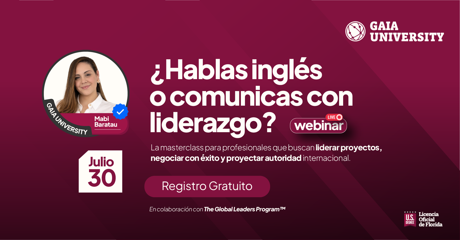 ¿Hablas inglés o comunicas con liderazgo? - Webinar GAIA University